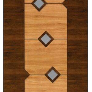 Premium Acrylic Gold Beading Doors| Modern Elegance for Every Space AGB-001